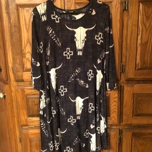 L&B Cow Skull Dress Medium